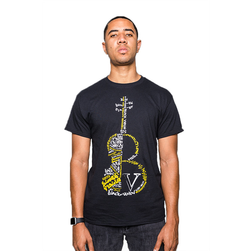 Black Violin Word Up Tee - Black