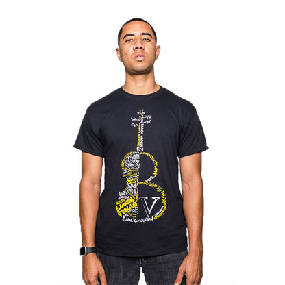 Black Violin Word Up Tee - Black