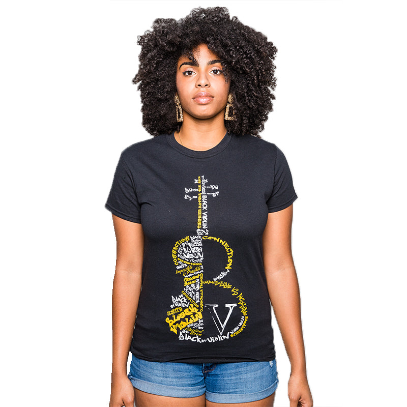Black Violin Word Up Tee - Black